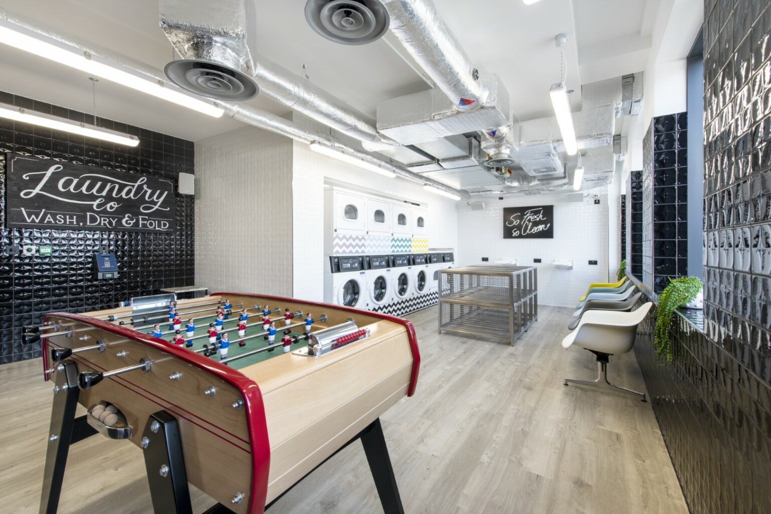 Games and Laundry Room interior