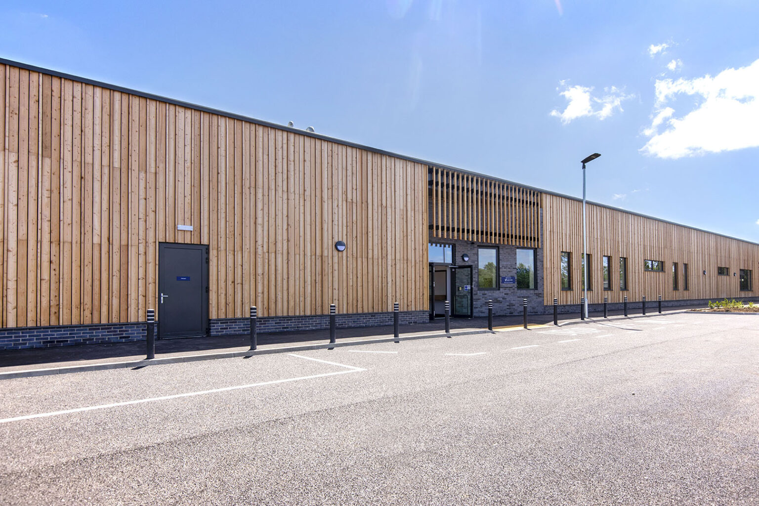 Churchward SEN school wooden cladding