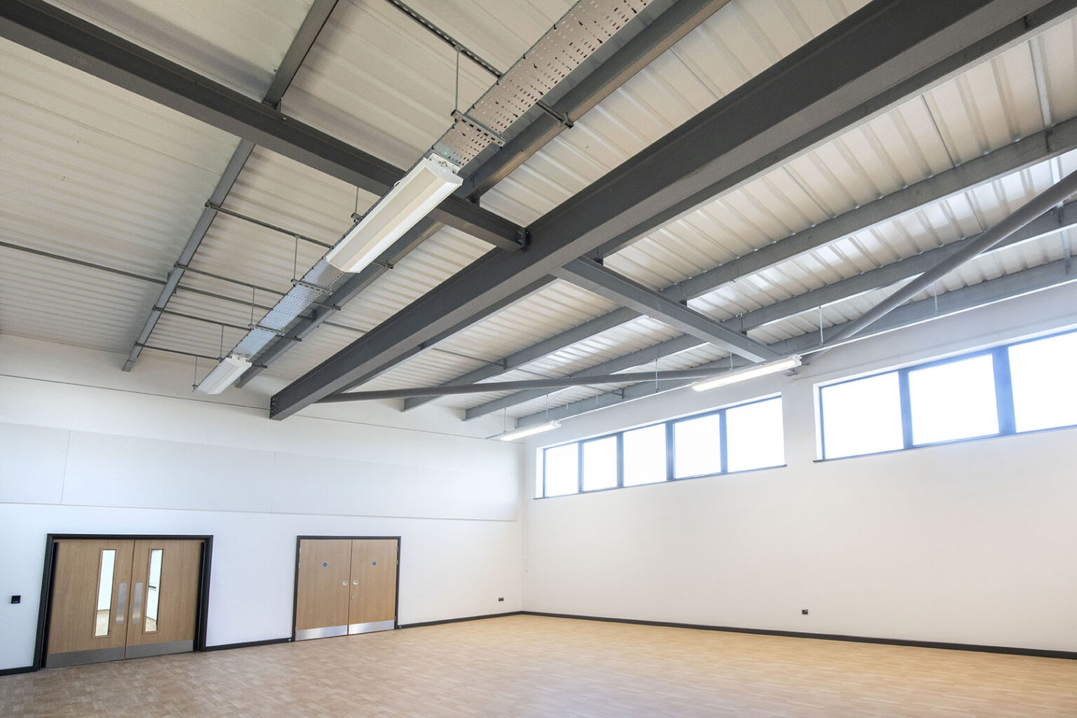 Indoor gymnasium at Churchward SEN School