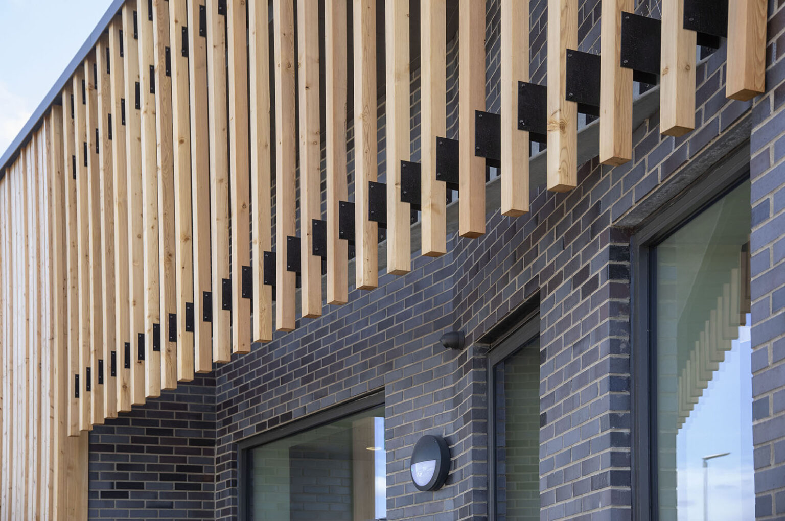 Churchward SEN School external brick and woodwork
