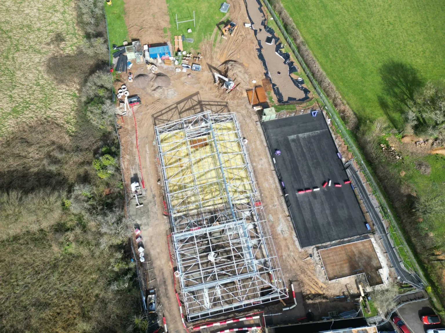 St Nicholas birds eye view building renovation